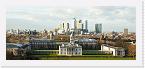 DSC0850 * The Queen's House, Royal Naval College and Canary Wharf * 3847 x 1603 * (2.18MB)