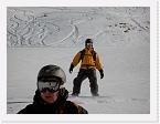 PICT4227 * At last - the first shot of someone actually snowboarding. (Gav's probably fettling with something in the foreground though.) * 2272 x 1704 * (1.52MB)