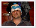 PICT4329 * Me. In Jamie's hat. Oh dear. * 1224 x 918 * (425KB)